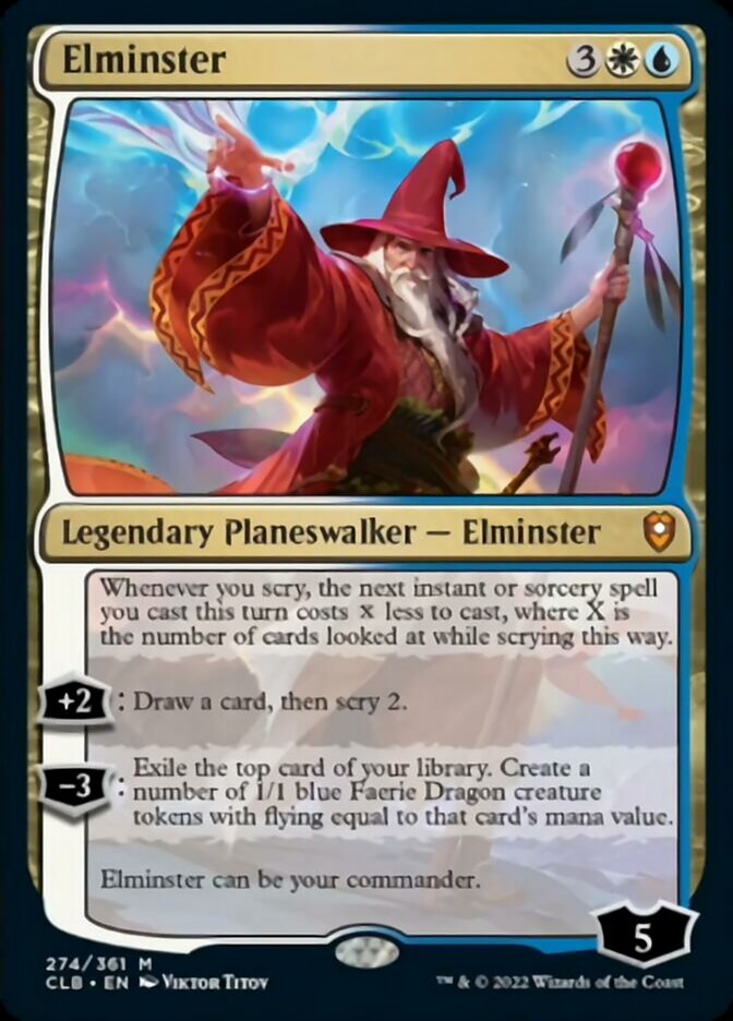 Elminster [Commander Legends: Battle for Baldur's Gate] - Magic: The Gathering - Card Brawlers | Quebec | Canada |