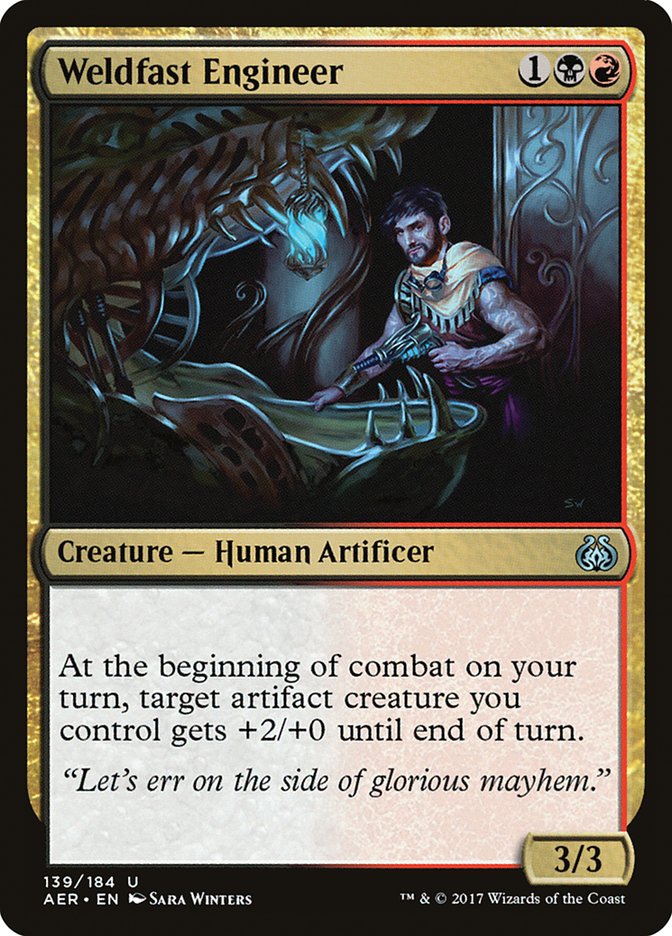 Weldfast Engineer [Aether Revolt] - Magic: The Gathering - Card Brawlers | Quebec | Canada |