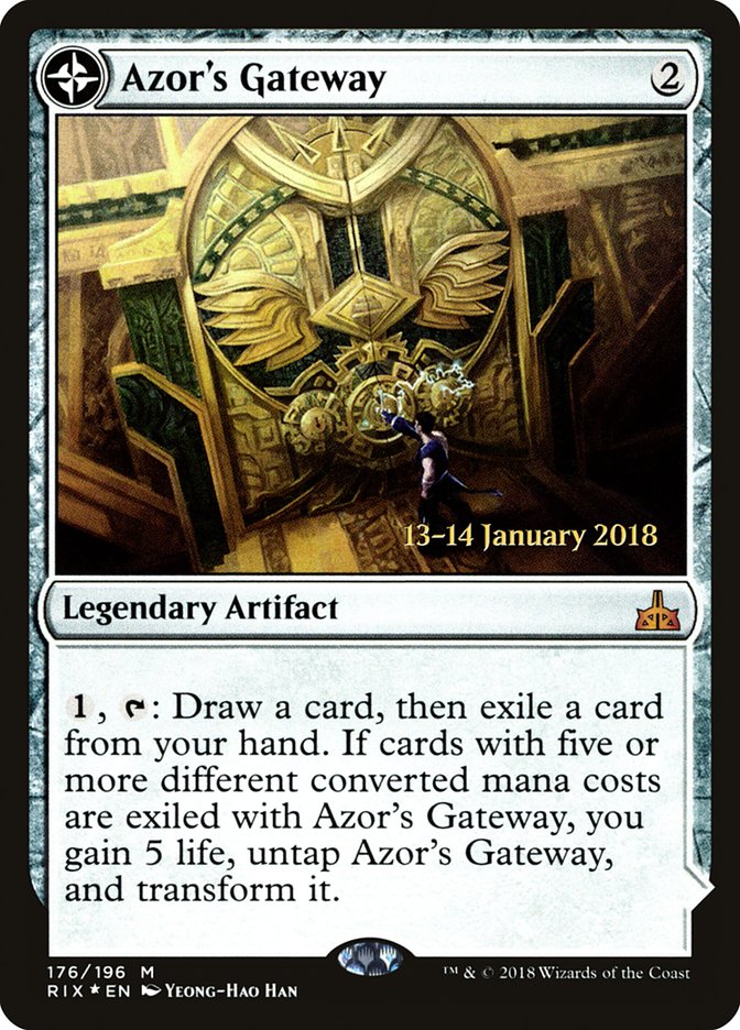 Azor's Gateway // Sanctum of the Sun [Rivals of Ixalan Prerelease Promos] - Magic: The Gathering - Card Brawlers | Quebec | Canada |
