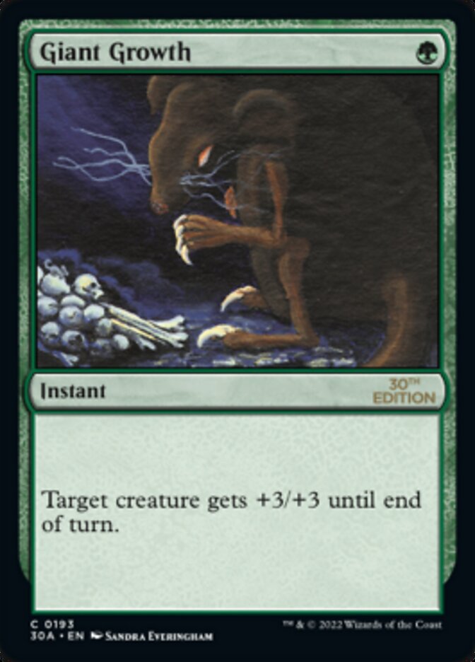 Giant Growth [30th Anniversary Edition] - Magic: The Gathering - Card Brawlers | Quebec | Canada |
