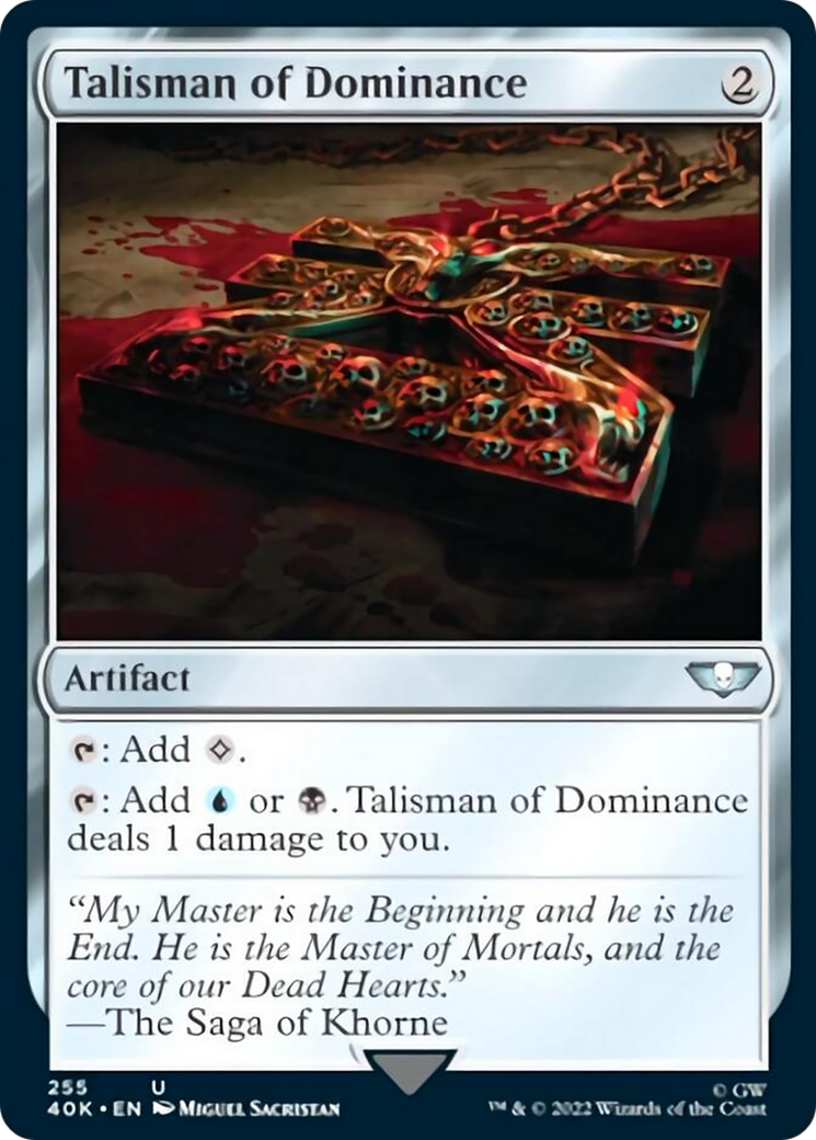 Talisman of Dominance (255) (Surge Foil) [Warhammer 40,000] - Magic: The Gathering - Card Brawlers | Quebec | Canada |