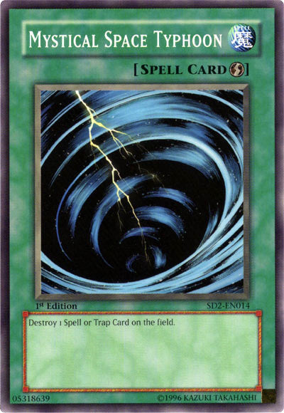 Mystical Space Typhoon [SD2-EN014] Common - Yu-Gi-Oh! - Card Brawlers | Quebec | Canada |