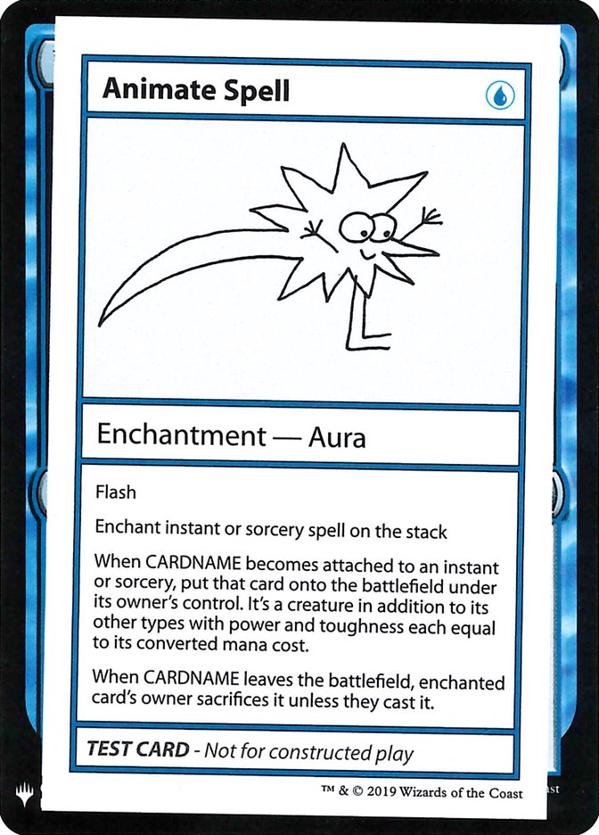 Animate Spell [Mystery Booster Playtest Cards] - Magic: The Gathering - Card Brawlers | Quebec | Canada |