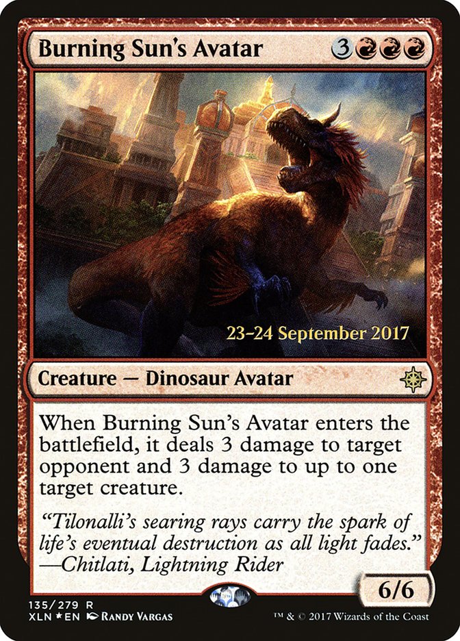 Burning Sun's Avatar [Ixalan Prerelease Promos] - Magic: The Gathering - Card Brawlers | Quebec | Canada |