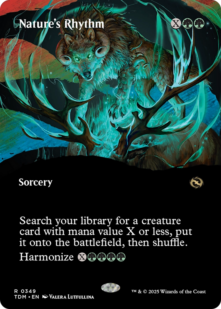 Nature's Rhythm (Borderless) [Tarkir: Dragonstorm] - Magic: The Gathering - Card Brawlers | Quebec | Canada |