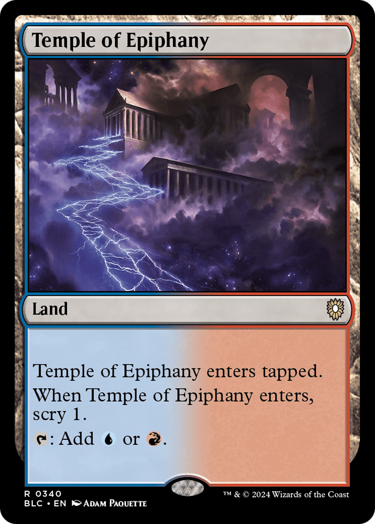 Temple of Epiphany [Bloomburrow Commander] - Magic: The Gathering - Card Brawlers | Quebec | Canada |