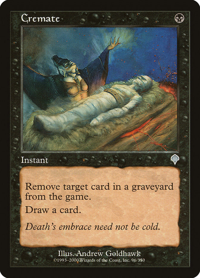 Cremate [Invasion] - Magic: The Gathering - Card Brawlers | Quebec | Canada |
