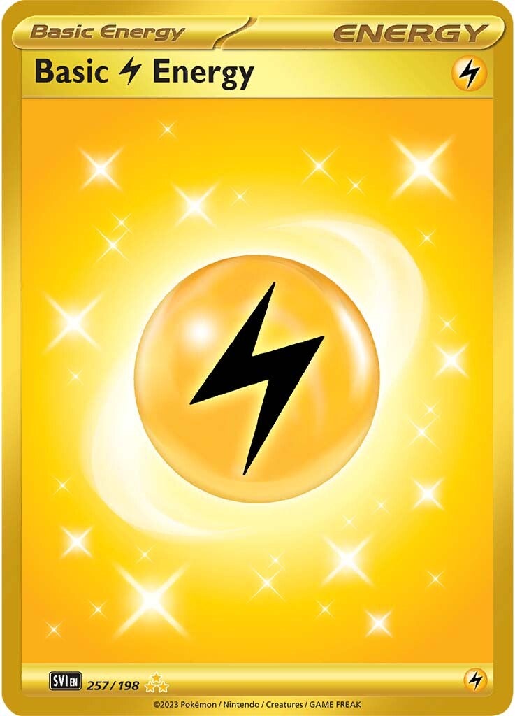 Lightning Energy (257/198) [Scarlet & Violet: Base Set] - Pokémon - Card Brawlers | Quebec | Canada |