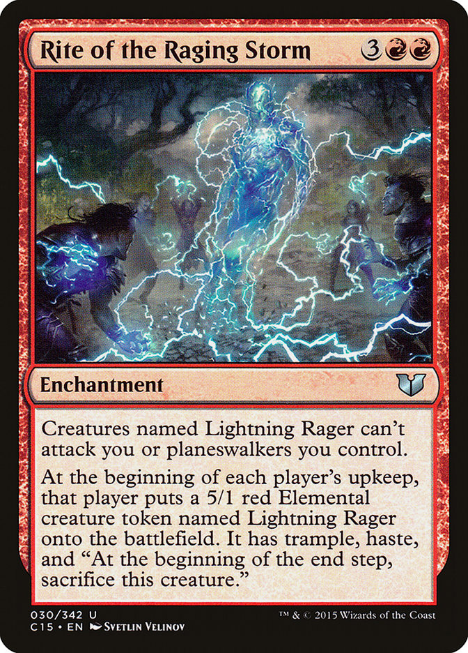 Rite of the Raging Storm [Commander 2015] - Magic: The Gathering - Card Brawlers | Quebec | Canada |