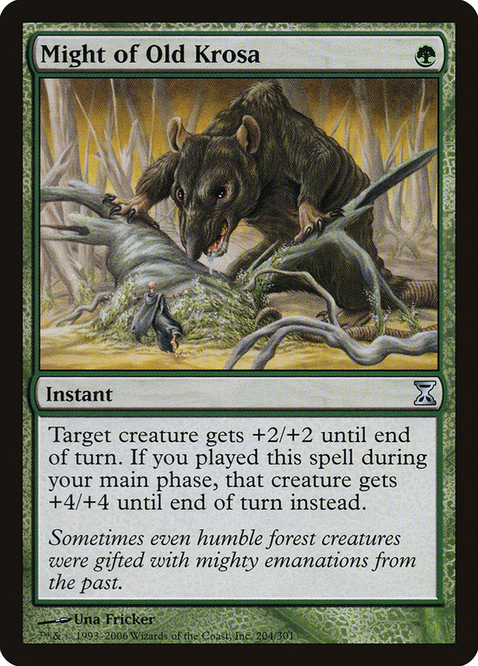 Might of Old Krosa [Time Spiral] - Magic: The Gathering - Card Brawlers | Quebec | Canada |
