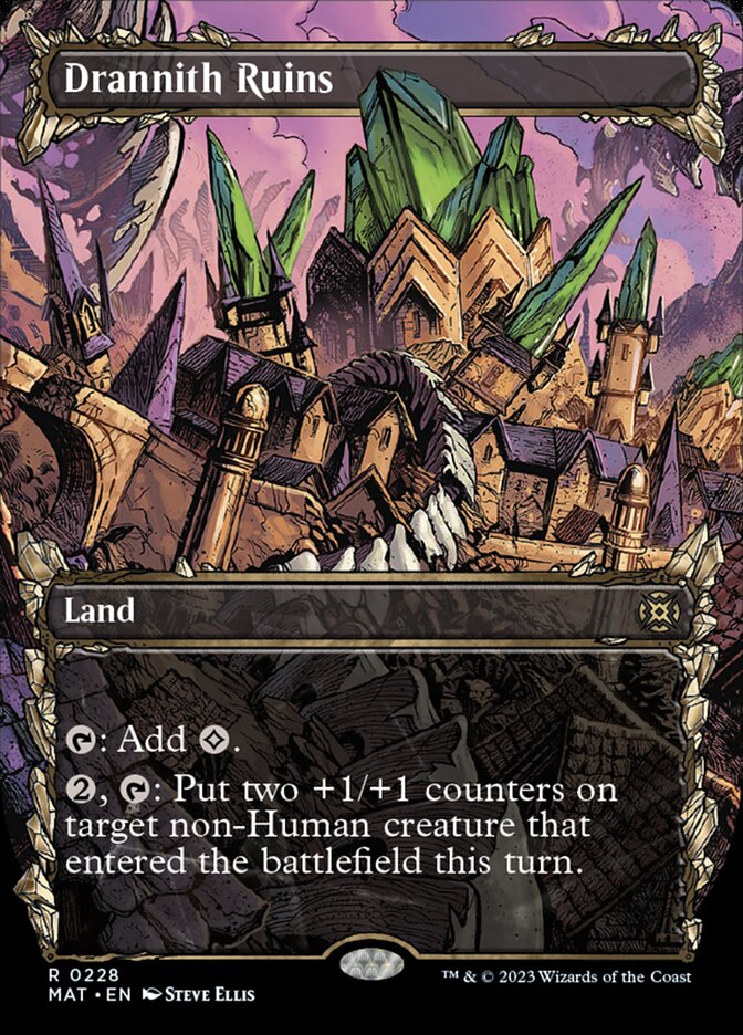 Drannith Ruins (Showcase Halo Foil) [March of the Machine: The Aftermath] - Magic: The Gathering - Card Brawlers | Quebec | Canada |