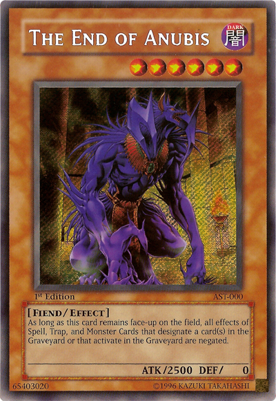 The End of Anubis [AST-000] Secret Rare - Yu-Gi-Oh! - Card Brawlers | Quebec | Canada |