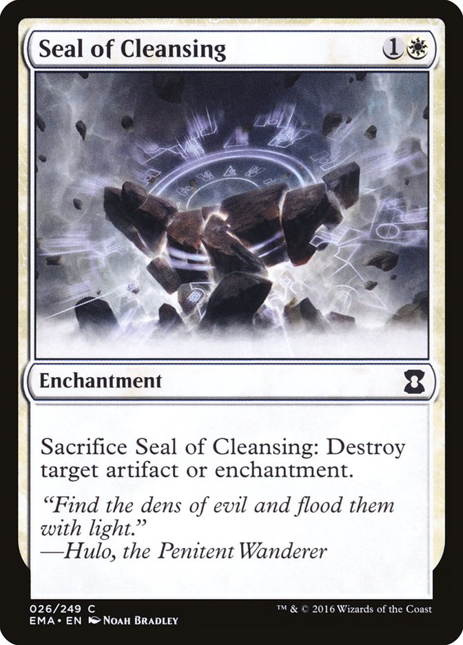 Seal of Cleansing [Eternal Masters] - Magic: The Gathering - Card Brawlers | Quebec | Canada |