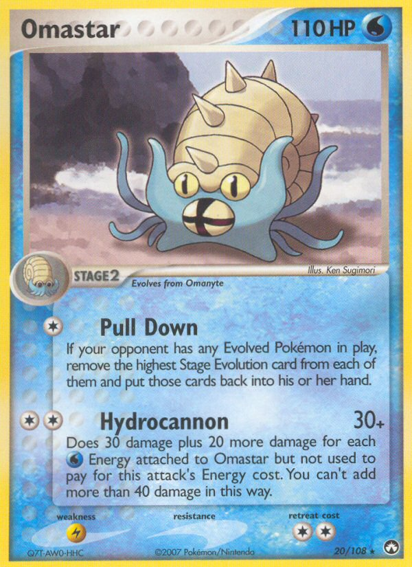 Omastar (20/108) [EX: Power Keepers] - Pokémon - Card Brawlers | Quebec | Canada |