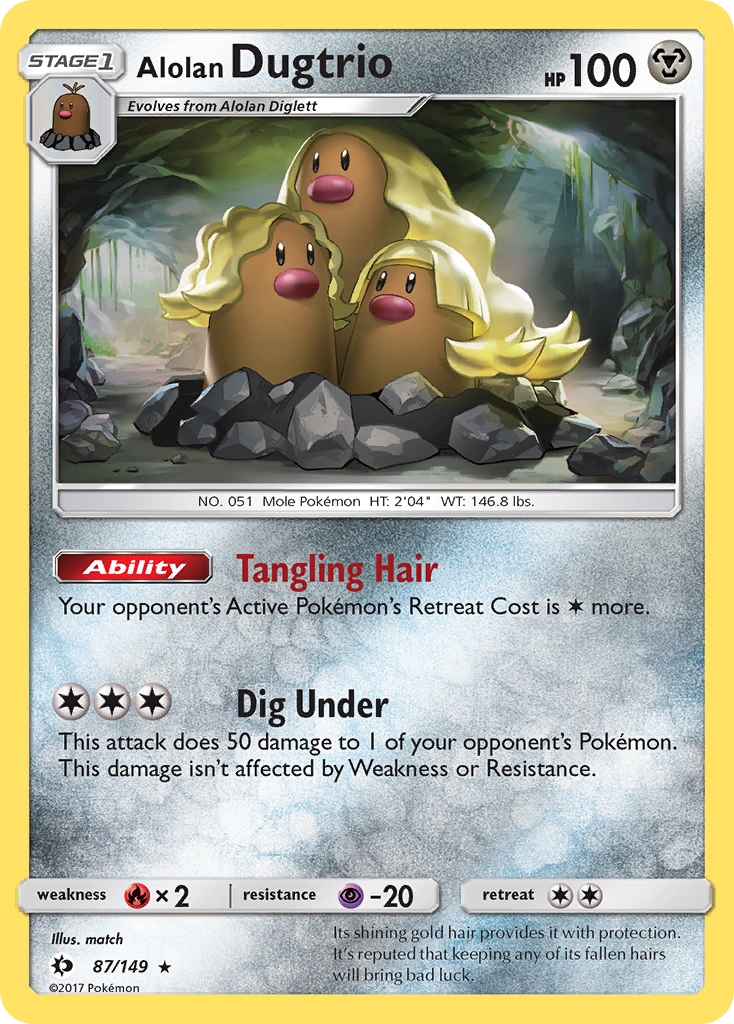 Alolan Dugtrio (87/149) [Sun & Moon: Base Set] - Pokémon - Card Brawlers | Quebec | Canada |