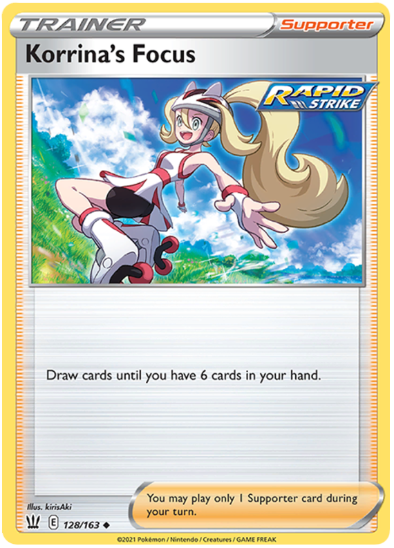 Korrina's Focus (128/163) [Sword & Shield: Battle Styles] - Pokémon - Card Brawlers | Quebec | Canada |