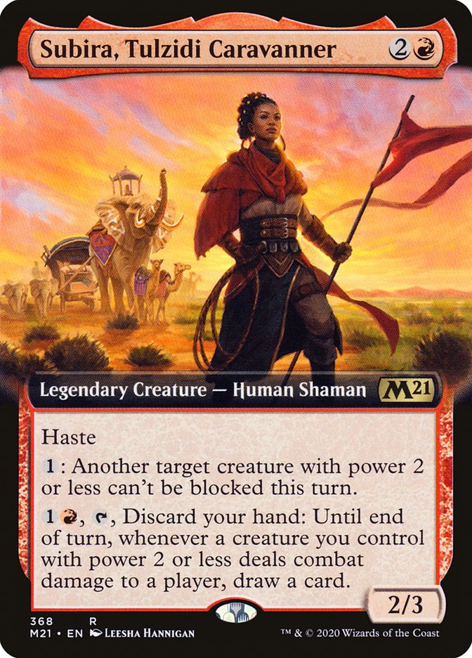 Subira, Tulzidi Caravanner (Extended Art) [Core Set 2021] - Magic: The Gathering - Card Brawlers | Quebec | Canada |