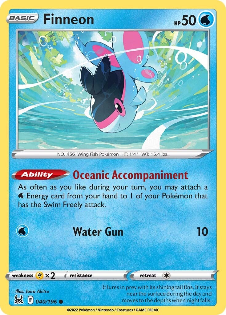 Finneon (040/196) [Sword & Shield: Lost Origin] - Pokémon - Card Brawlers | Quebec | Canada |