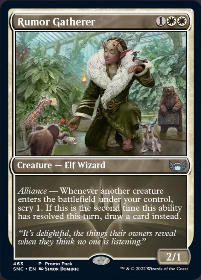 Rumor Gatherer (Promo Pack) [Streets of New Capenna] - Magic: The Gathering - Card Brawlers | Quebec | Canada |