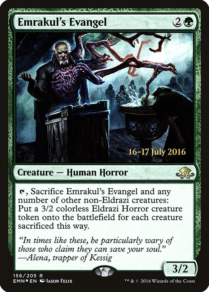 Emrakul's Evangel [Eldritch Moon Prerelease Promos] - Magic: The Gathering - Card Brawlers | Quebec | Canada |