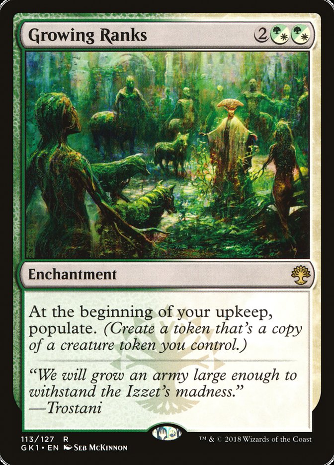 Growing Ranks [Guilds of Ravnica Guild Kit] - Magic: The Gathering - Card Brawlers | Quebec | Canada |