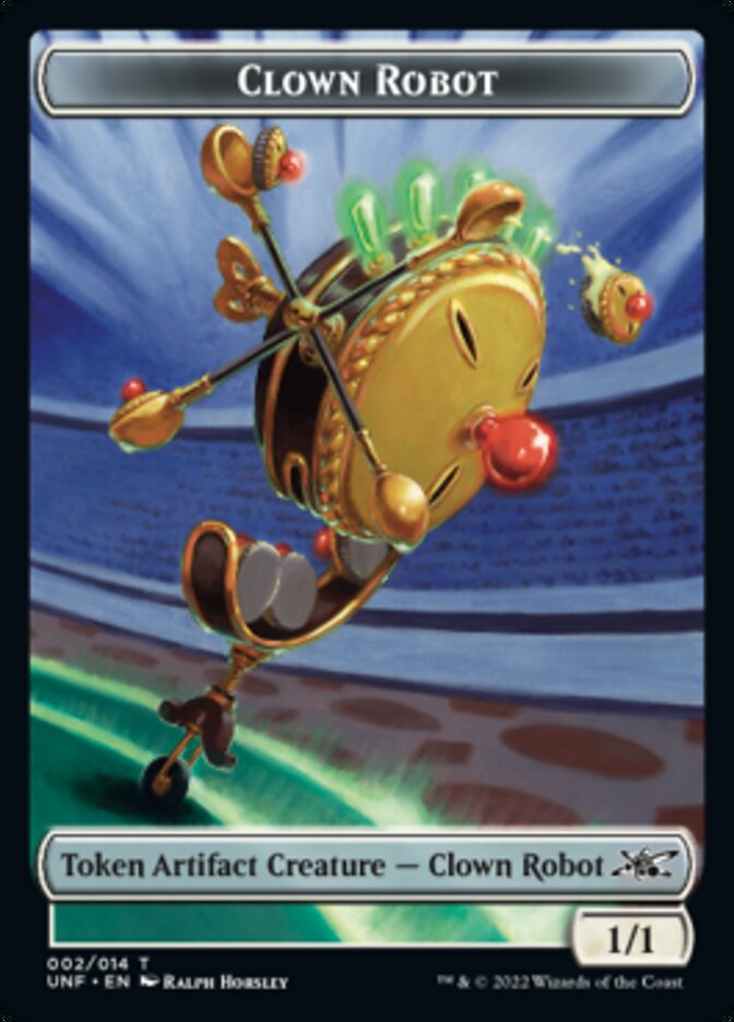 Clown Robot (002) Token [Unfinity Tokens] - Magic: The Gathering - Card Brawlers | Quebec | Canada |