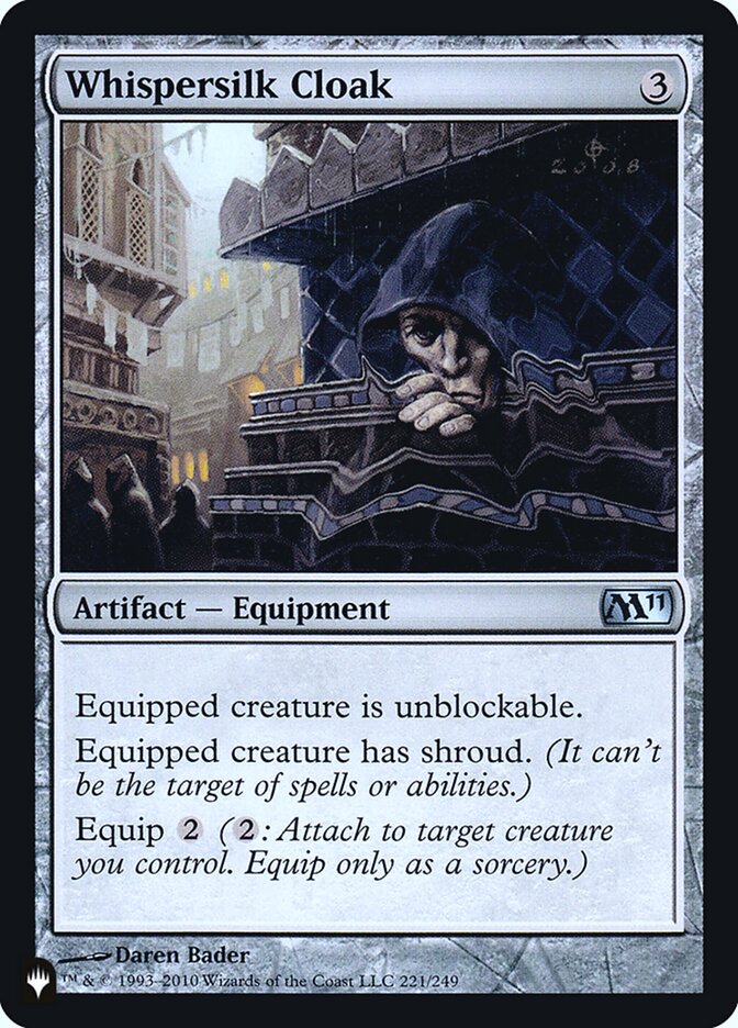 Whispersilk Cloak [Secret Lair: Heads I Win, Tails You Lose] - Magic: The Gathering - Card Brawlers | Quebec | Canada |