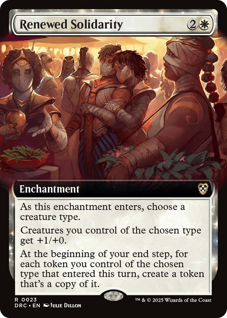 Renewed Solidarity (Extended Art) [Aetherdrift Commander] - Magic: The Gathering - Card Brawlers | Quebec | Canada |