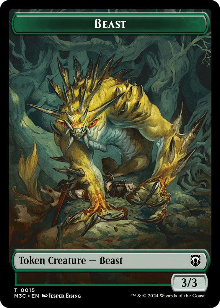 Beast (0015) // Insect (0025) Double-Sided Token [Modern Horizons 3 Commander Tokens] - Magic: The Gathering - Card Brawlers | Quebec | Canada |