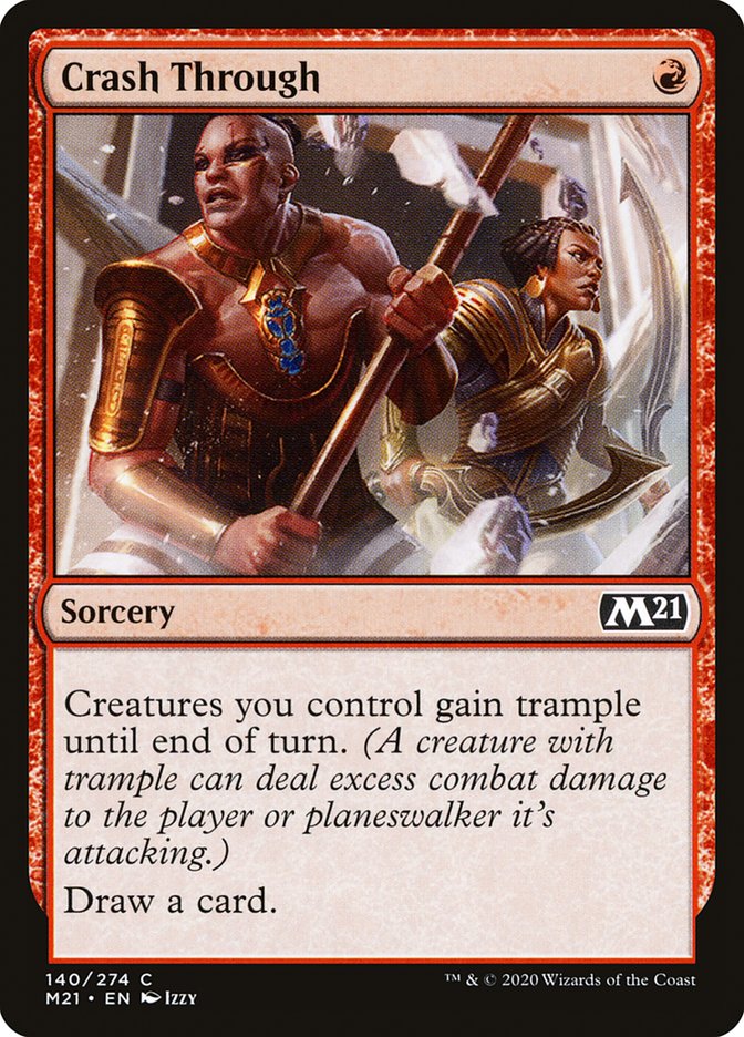 Crash Through [Core Set 2021] - Magic: The Gathering - Card Brawlers | Quebec | Canada |