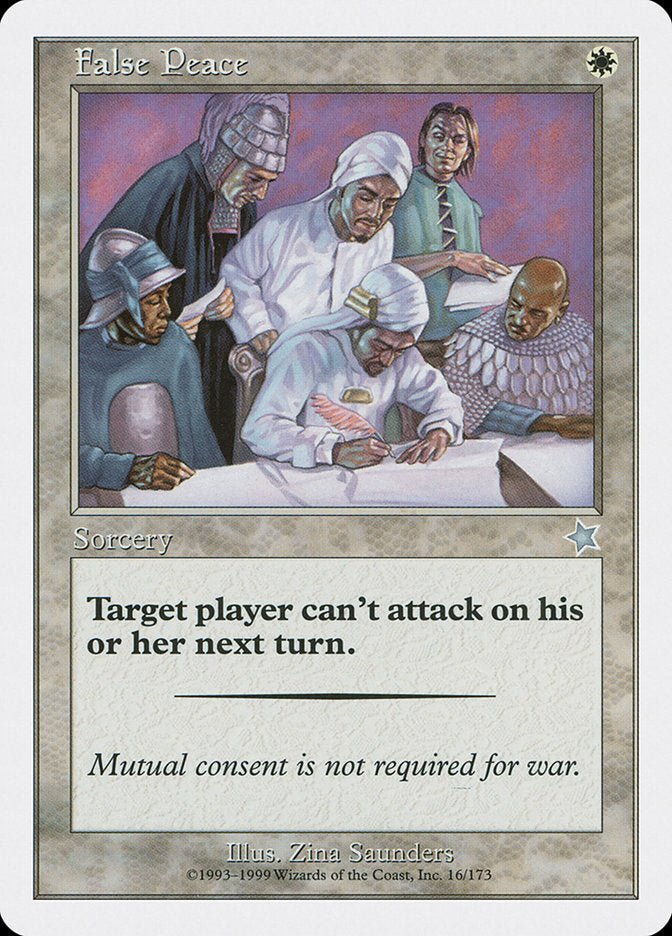 False Peace [Starter 1999] - Magic: The Gathering - Card Brawlers | Quebec | Canada |