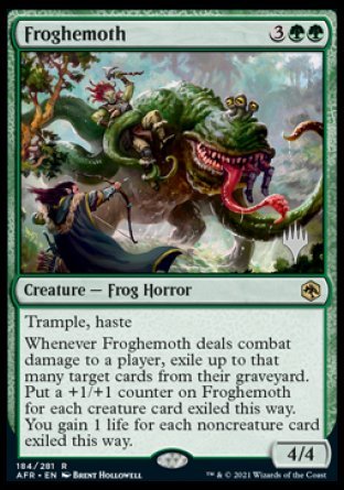 Froghemoth (Promo Pack) [Dungeons & Dragons: Adventures in the Forgotten Realms Promos] - Magic: The Gathering - Card Brawlers | Quebec | Canada |