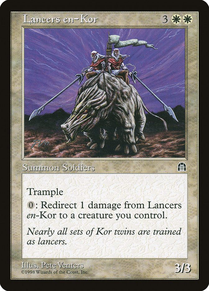 Lancers en-Kor [Stronghold] - Magic: The Gathering - Card Brawlers | Quebec | Canada |