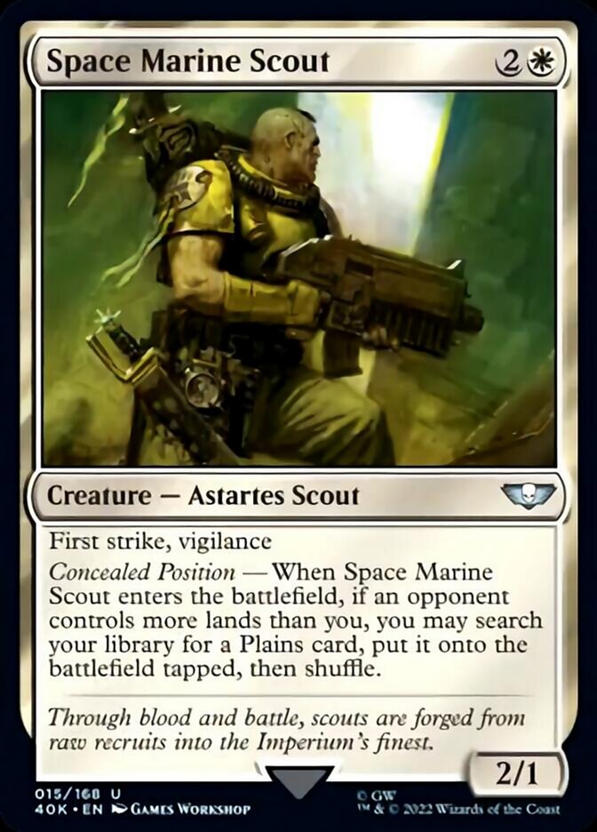 Space Marine Scout [Warhammer 40,000] - Magic: The Gathering - Card Brawlers | Quebec | Canada |