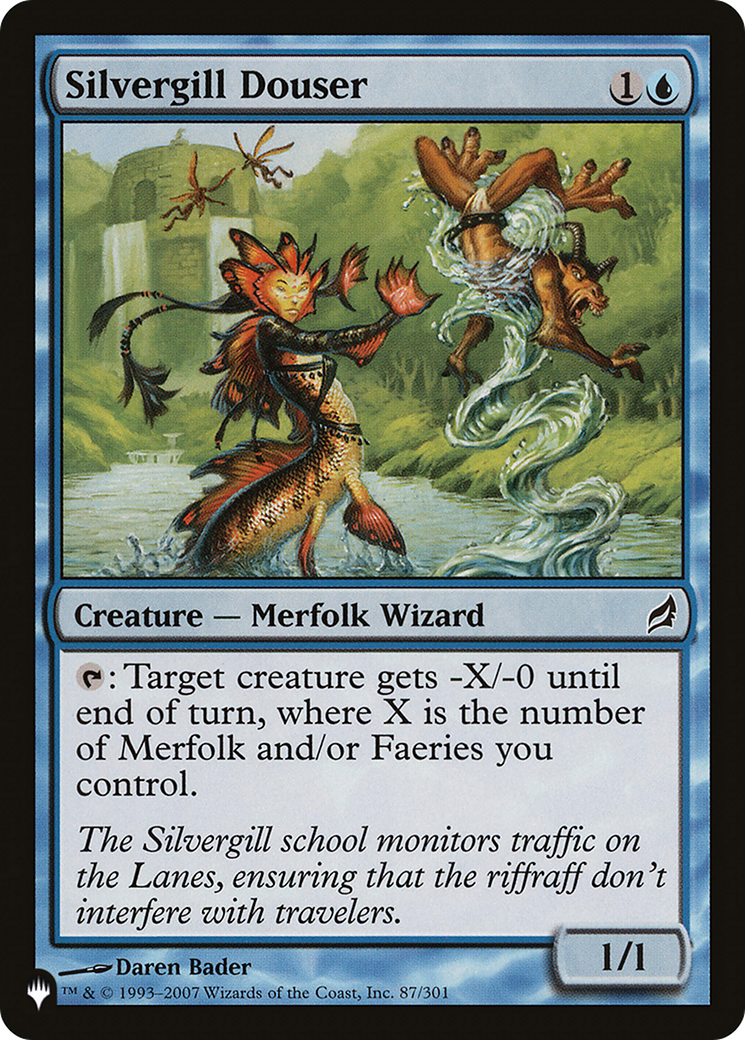 Silvergill Douser [The List] - Magic: The Gathering - Card Brawlers | Quebec | Canada |