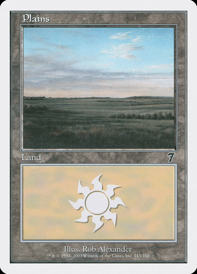 Plains (343) [Seventh Edition] - Magic: The Gathering - Card Brawlers | Quebec | Canada |