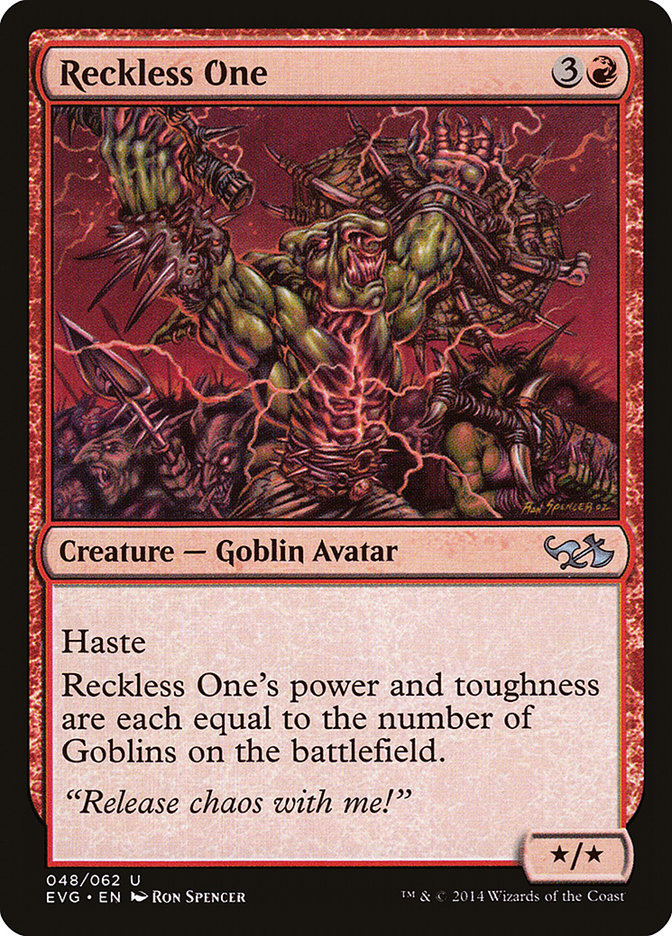 Reckless One (Elves vs. Goblins) [Duel Decks Anthology] - Magic: The Gathering - Card Brawlers | Quebec | Canada |