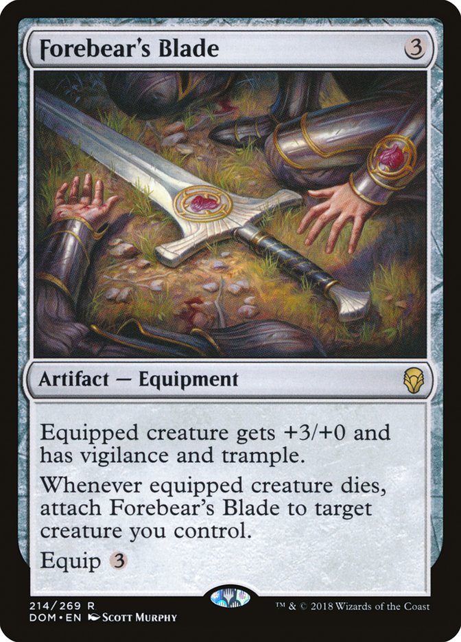 Forebear's Blade [Dominaria] - Magic: The Gathering - Card Brawlers | Quebec | Canada |