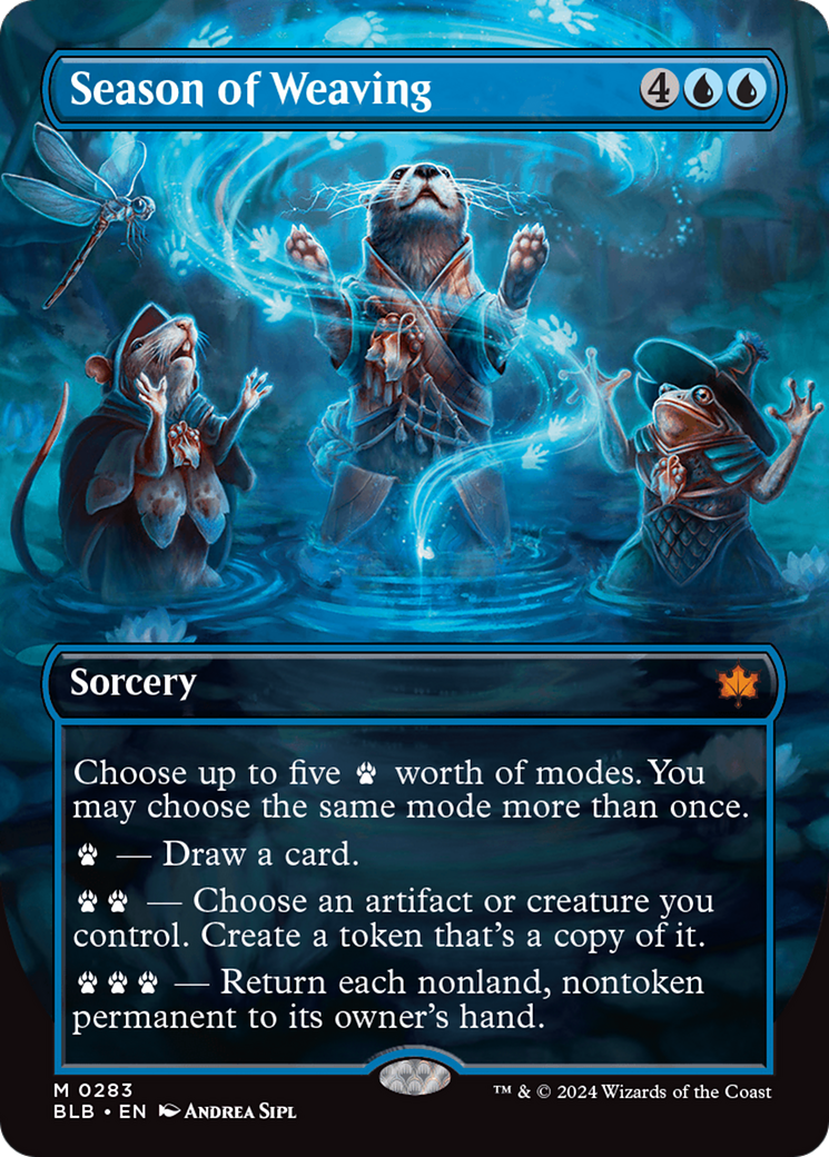 Season of Weaving (Borderless) [Bloomburrow] - Magic: The Gathering - Card Brawlers | Quebec | Canada |