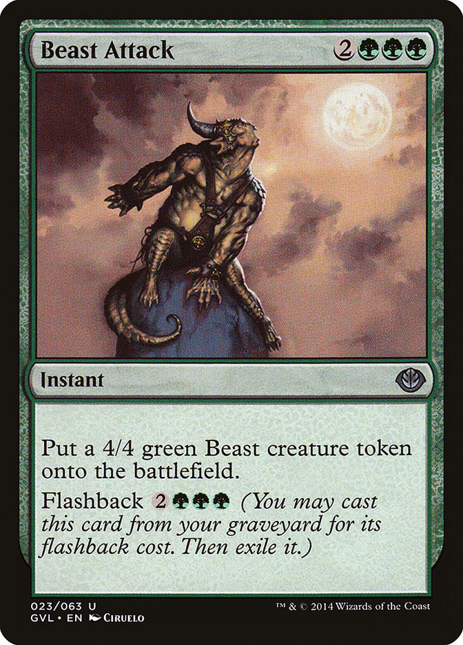 Beast Attack (Garruk vs. Liliana) [Duel Decks Anthology] - Magic: The Gathering - Card Brawlers | Quebec | Canada |
