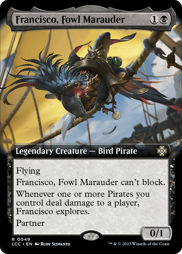 Francisco, Fowl Marauder (Extended Art) [The Lost Caverns of Ixalan Commander] - Magic: The Gathering - Card Brawlers | Quebec | Canada |