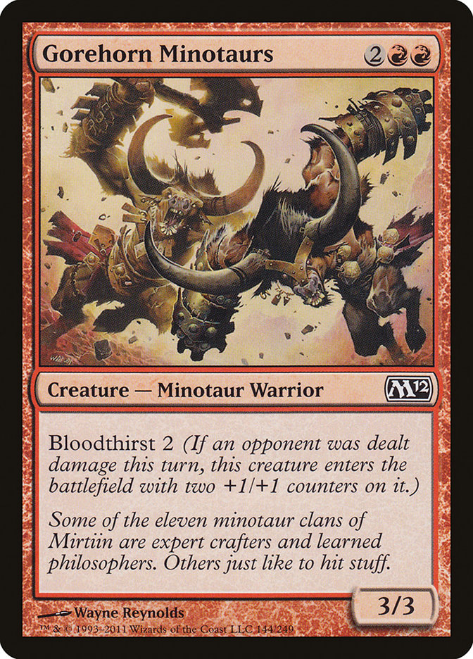 Gorehorn Minotaurs [Magic 2012] - Magic: The Gathering - Card Brawlers | Quebec | Canada |
