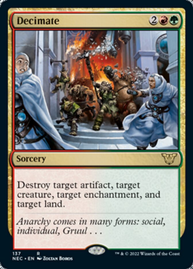 Decimate [Kamigawa: Neon Dynasty Commander] - Magic: The Gathering - Card Brawlers | Quebec | Canada |