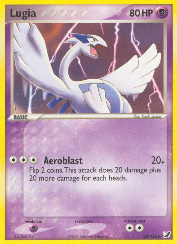 Lugia (29/115) [EX: Unseen Forces] - Pokémon - Card Brawlers | Quebec | Canada |