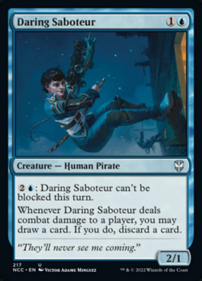 Daring Saboteur [Streets of New Capenna Commander] - Magic: The Gathering - Card Brawlers | Quebec | Canada |