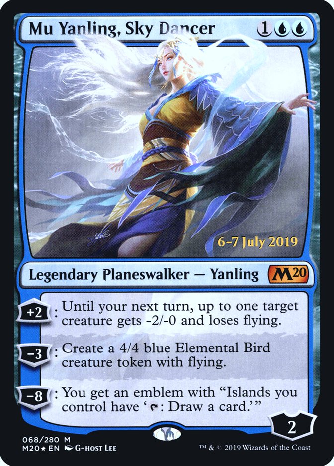 Mu Yanling, Sky Dancer [Core Set 2020 Prerelease Promos] - Magic: The Gathering - Card Brawlers | Quebec | Canada |