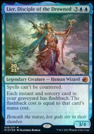 Lier, Disciple of the Drowned [Innistrad: Midnight Hunt Prerelease Promos] - Magic: The Gathering - Card Brawlers | Quebec | Canada |