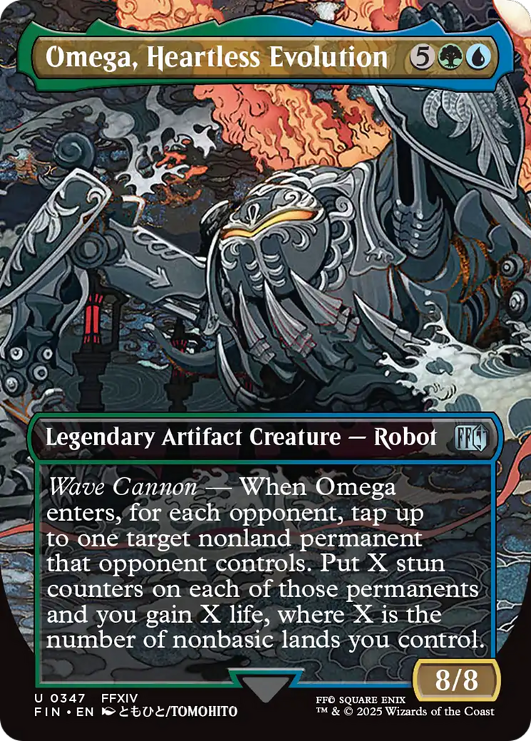 Omega, Heartless Evolution (Borderless) [FINAL FANTASY] - Magic: The Gathering - Card Brawlers | Quebec | Canada |