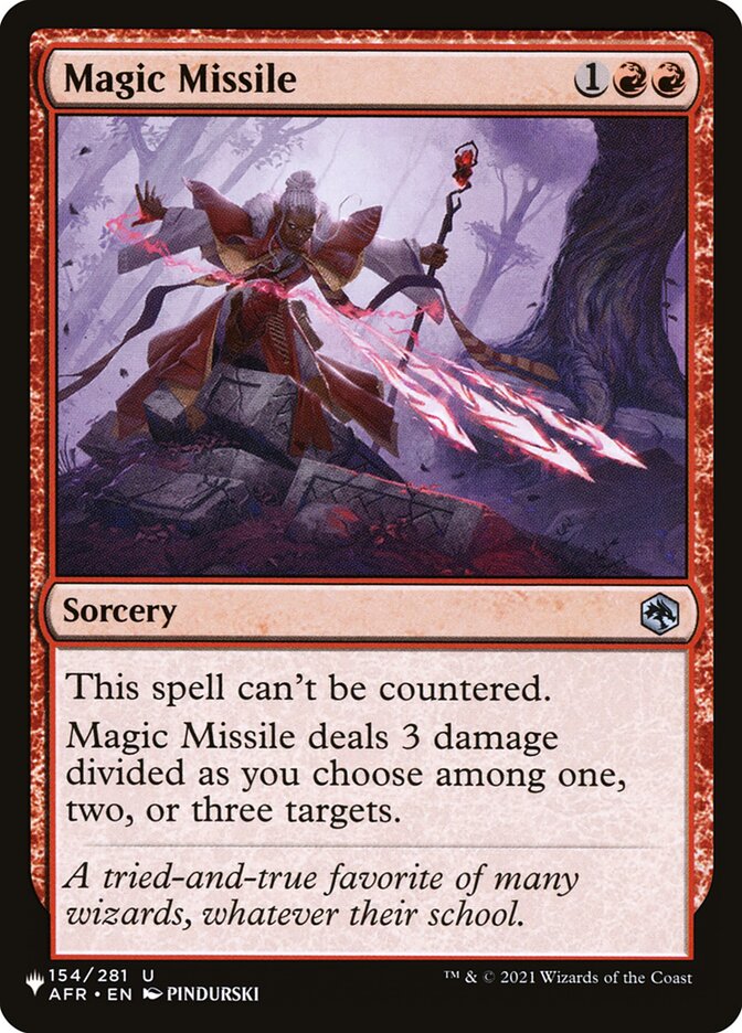 Magic Missile [The List] - Magic: The Gathering - Card Brawlers | Quebec | Canada |