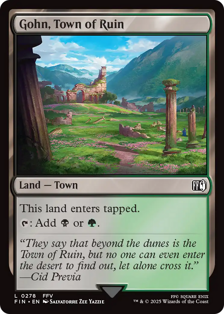 Gohn, Town of Ruin [FINAL FANTASY] - Magic: The Gathering - Card Brawlers | Quebec | Canada |
